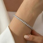 Armband TENNIS Silber - (M)