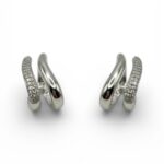 Ohrring CURVE Silber