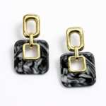 Ohrringe NOIR IMPERIAL GEOMETRY Gold