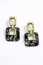 Ohrringe NOIR IMPERIAL GEOMETRY Gold