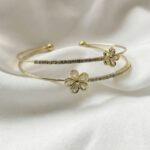 Doppel Armreif Bloom Gold