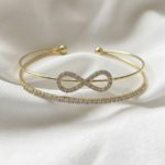 Doppel Armreif Glück Gold