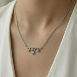 Halskette Gardenia Silber