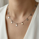 Halskette Stern Silber