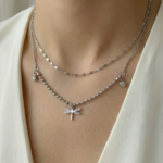 Halskette Libelle Silber