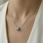 Halskette 3-fach-Ring Silber