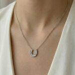 Halskette Hufeisen Silber