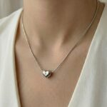 Halskette Mini Herz Silber