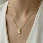 Halskette Perlenaugen Gold