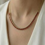 Halskette Rubin Gold