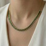 Halskette Smaragd Gold