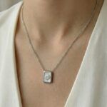 Halskettte Perlenaugen Silber