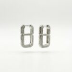 Ohrring Eckige Creolen