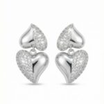 Ohrring HALBHERZ Silber