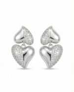 Ohrring HALBHERZ Silber