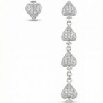 Ohrring HEART DROPS Silber