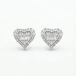 Ohrring MINI GLAM HERZ Silber