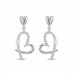 Ohrring PERLENHERZ Silber