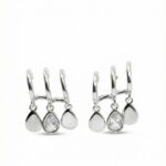 Ohrring REGEN Silber