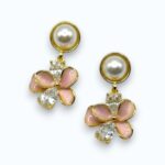 Ohrring PERLENBLUMEN Gold