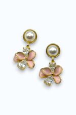 Ohrring PERLENBLUMEN Gold