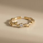 Ring Baum Zweig Gold