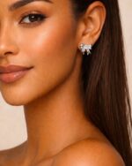 Ohrringe KRISTALL Silber – Bild 2