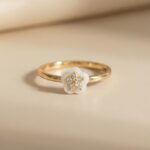 Ring Perlenblume Gold