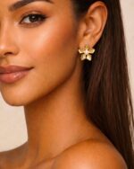 Ohrringe BLOSSOM Gold – Bild 2