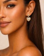 Ohrring PEARLHERZ Gold – Bild 2