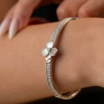 Armreif Kleeblatt Silber