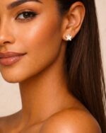 Ohrringe PERLENSTERN Gold – Bild 2