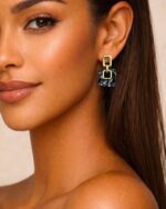 Ohrringe NOIR IMPERIAL GEOMETRY Gold – Bild 2