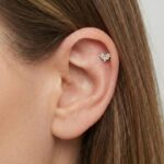 Heart Helix Piercing II Gold