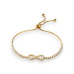 Armbänder INFINITY Schiebeverschluß Gold