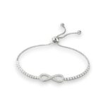 Armbänder INFINITY Schiebeverschluß Silber