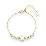 Armbänder PEARL STERN Schiebeverschluß Gold