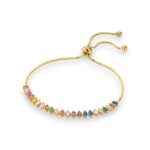 Armbänder RAINBOW Schiebeverschluß Gold