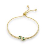 Armbänder SCHLANGEN TENNIS Schiebeverschluß Gold