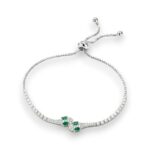 Armbänder SCHLANGEN TENNIS Schiebeverschluß Silber