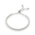 Armbänder TENNIS Schiebeverschluß Silber