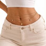 Bauchkette SUNBURST LAYERS Gold