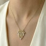 Halskette GEOMETRIC PENDANT Gold