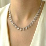 Halskette HERZ CHOKER Silber