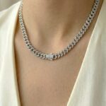 Halskette ICED OUT CUBA Silber