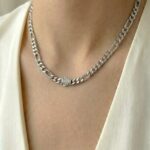 Halskette PANZER STATEMENT Silber