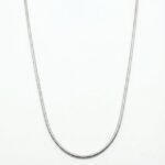 Halskette SLIM SNAKE Silber