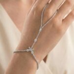 Handkette CRYSTAL BUTTERFLY Silber