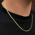 Herren Kette Basic Gold