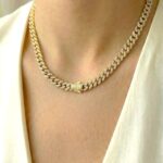 Halskette ICED OUT CUBA Gold